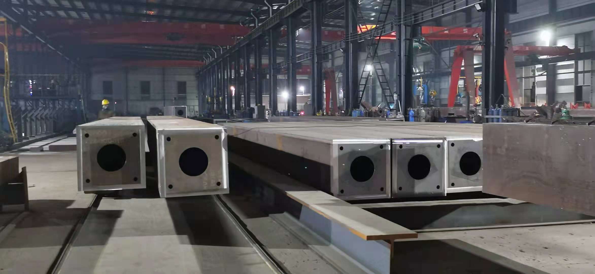 上海加工廠鋼結構構件制作加工流程的全部流程。